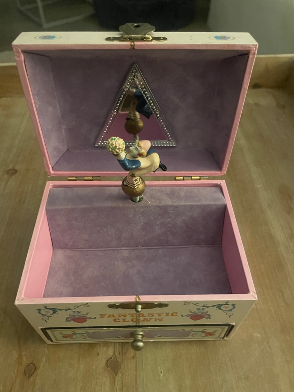 Fantastic Clown musical  Pink Jewelry Box Organizer Koji  Murai